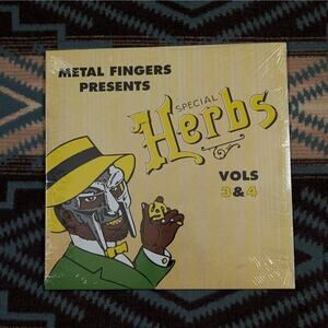 MF DOOM METAL FINGERS SPECIAL HERBS 3 & 4 2020 Release Black Vinyl New Sealed
